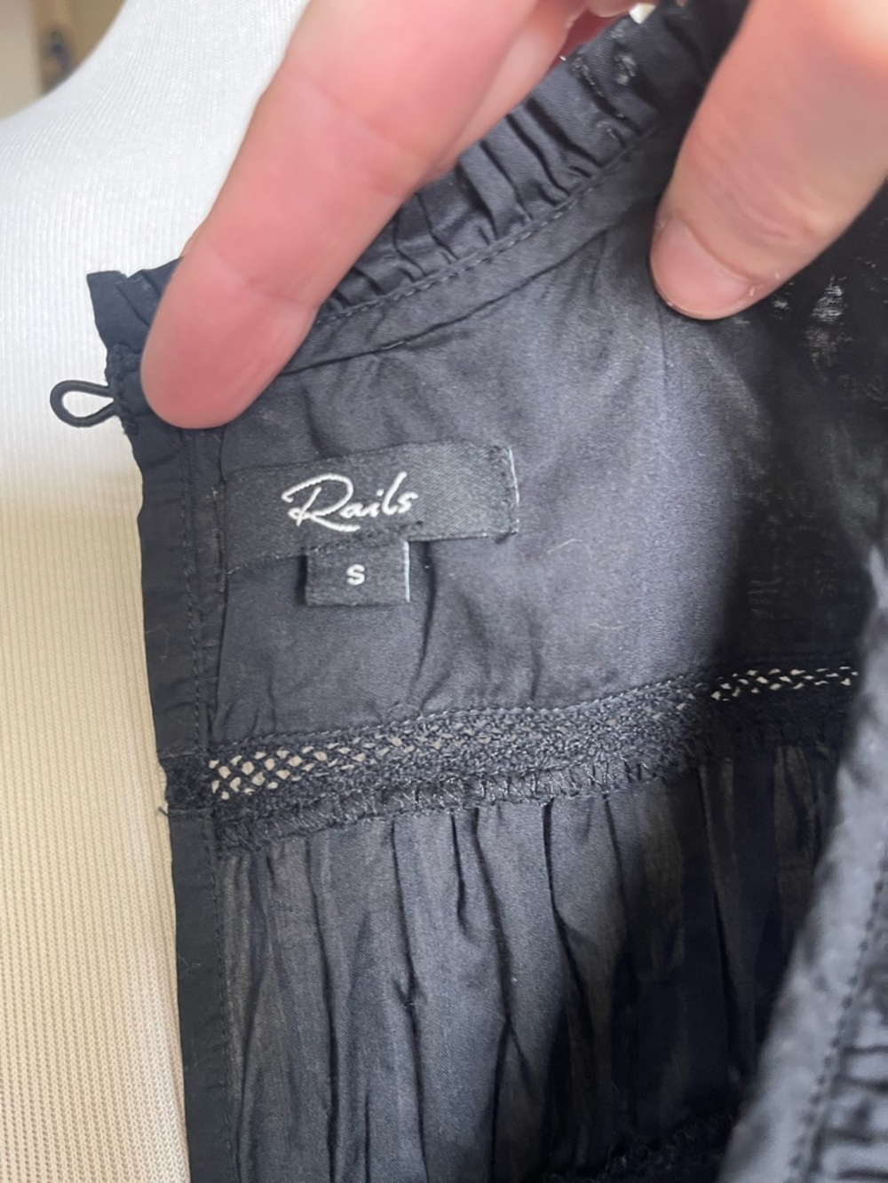 Rails Filomena ruffle flutter sleeve top - Picture 11 of 13
